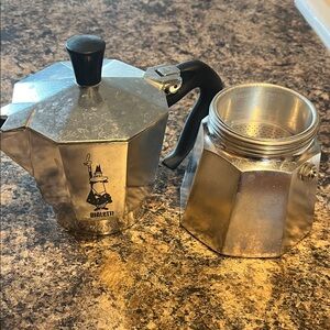 Silver Stovetop Espresso Maker